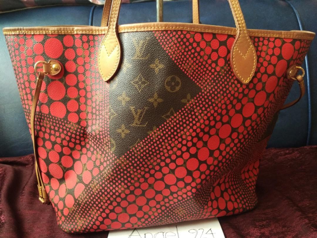 Louis Vuitton Red Kusama Dots Neverfull MM - Layaway 60 Days in