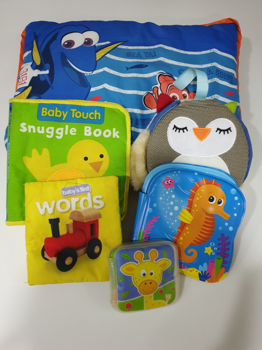 baby touch snuggle cloth book