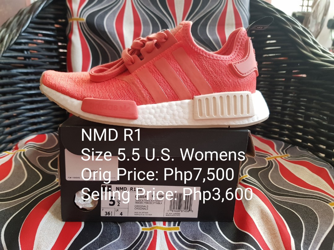 Bnew Adidas Nmd R1 Womens 5 5 U S Women S Fashion Shoes Sneakers On Carousell