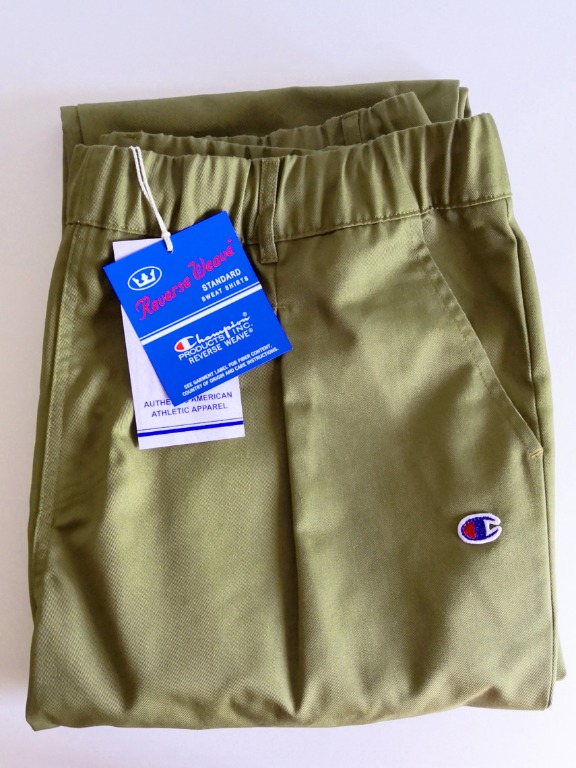 champion reverse weave straight hem drawstring pant