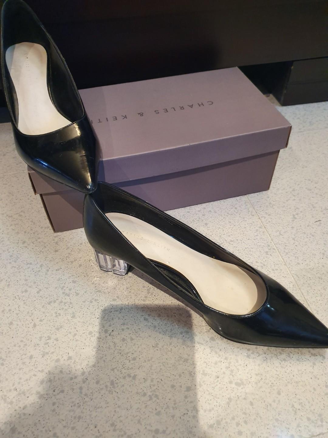 Glass block heels best sale