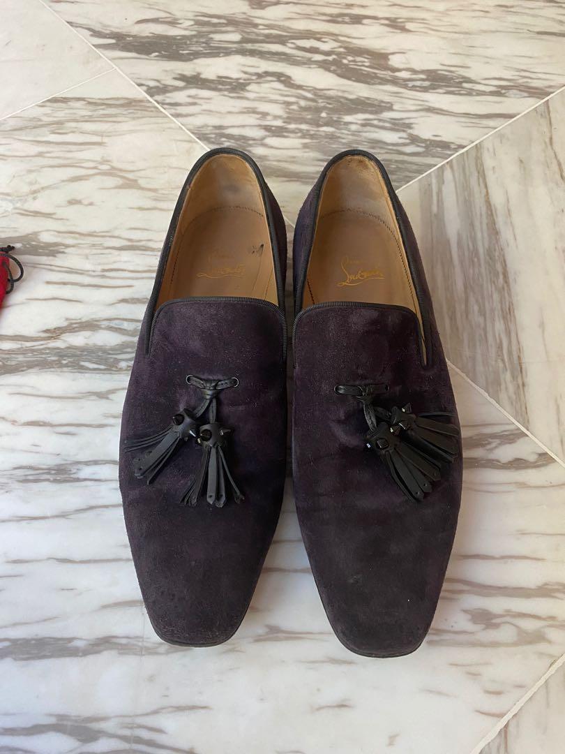 christian louboutin tassel loafers
