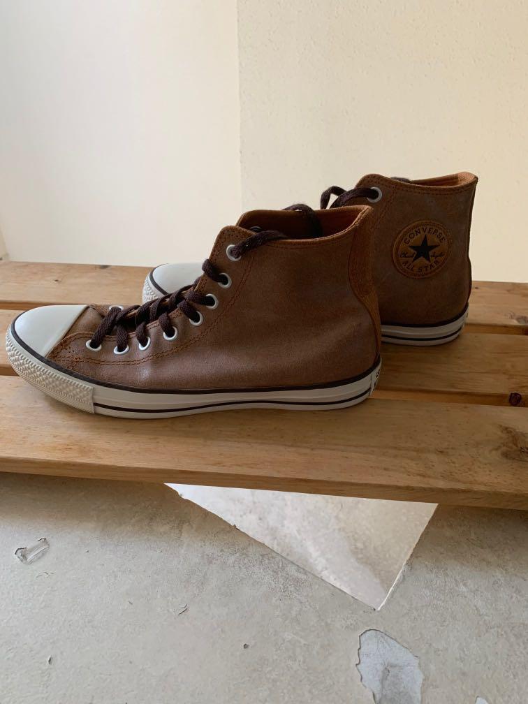 leather converse size 8