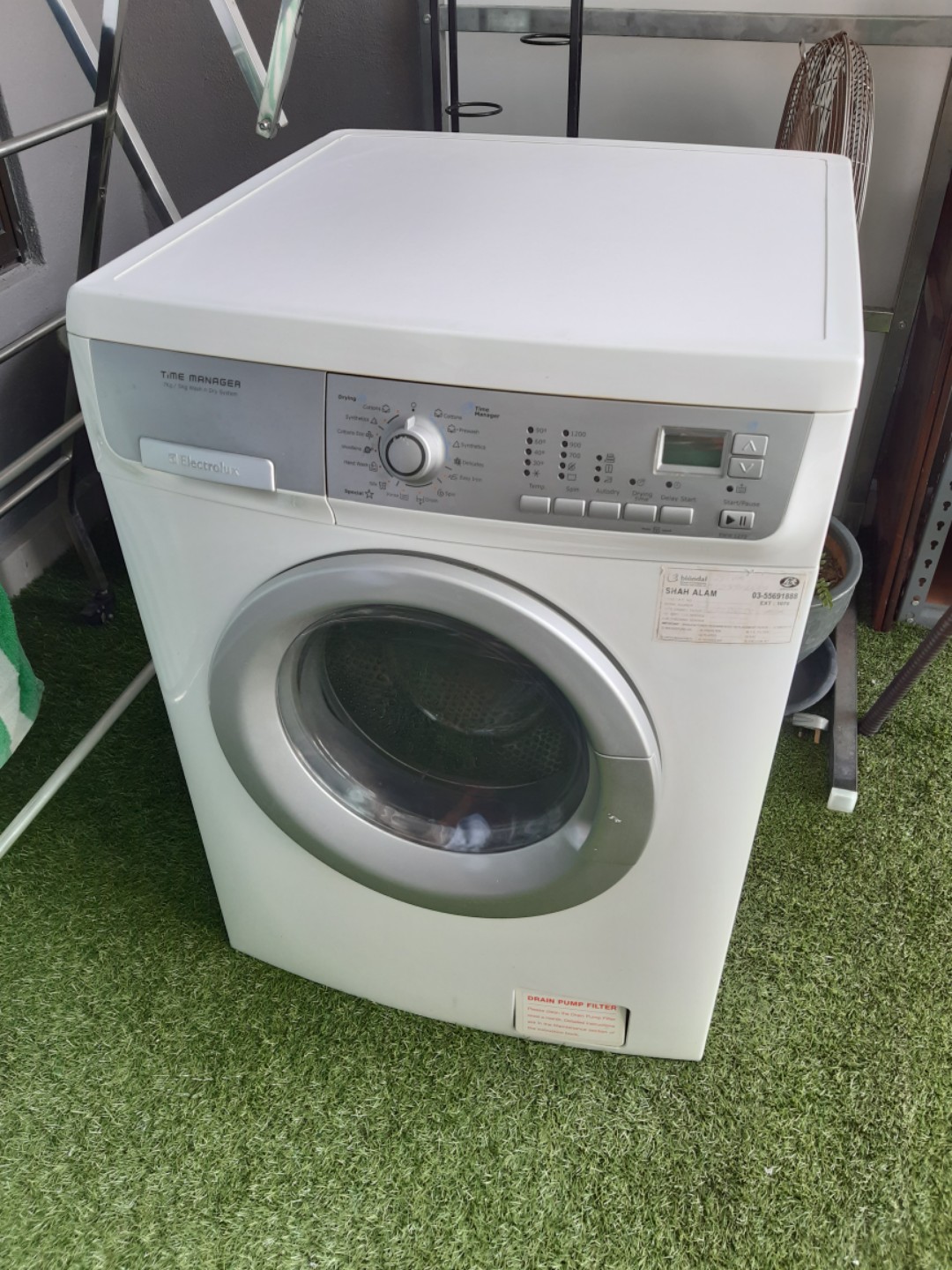 Electrolux Time Manager Washer & Dryer, TV & Home Appliances, Washing