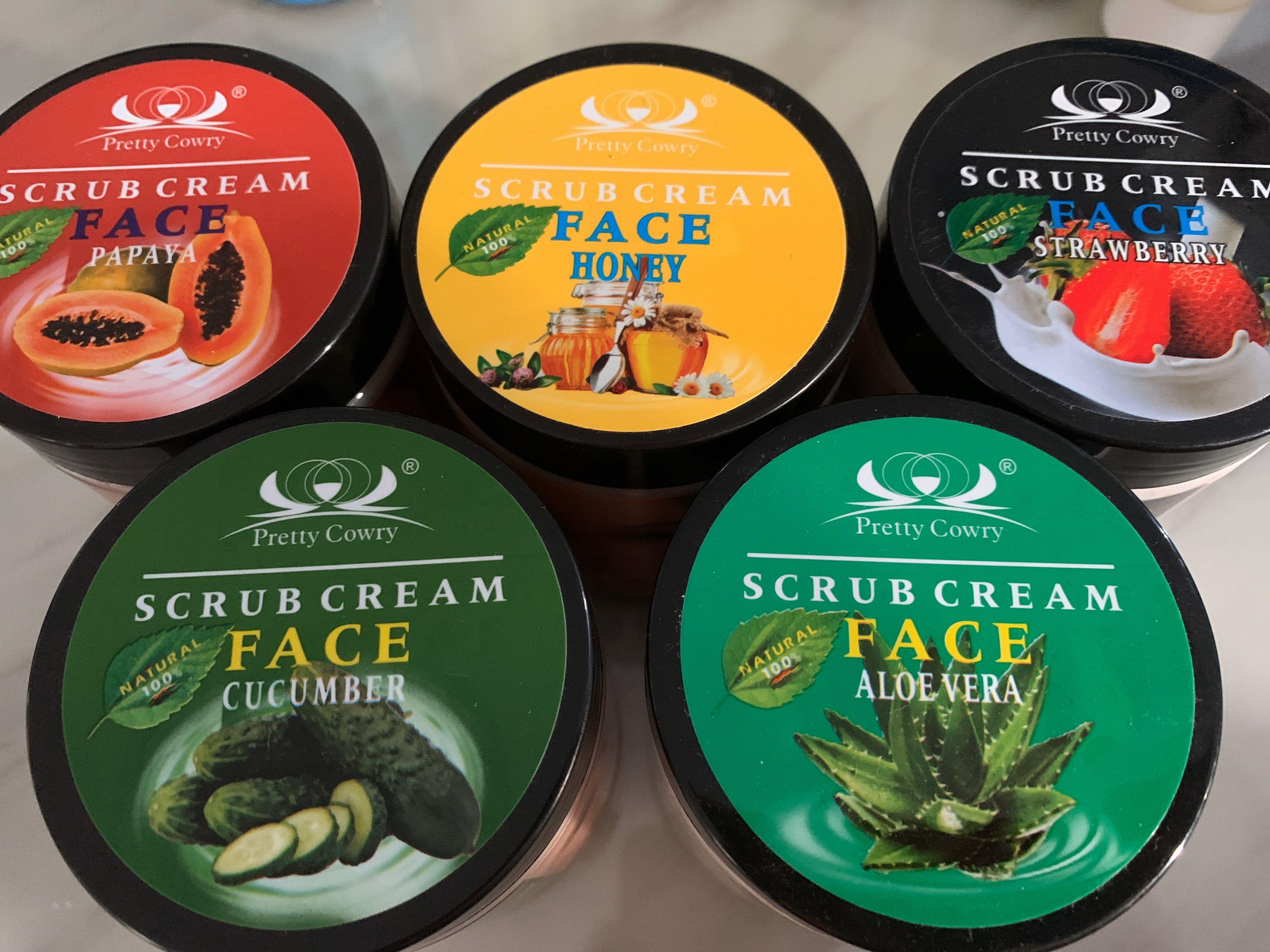 pretty cowry scrub