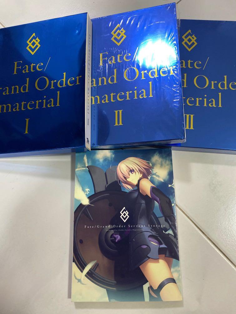 Fate Grand Order Material I Ii Iii Freebie Books Stationery