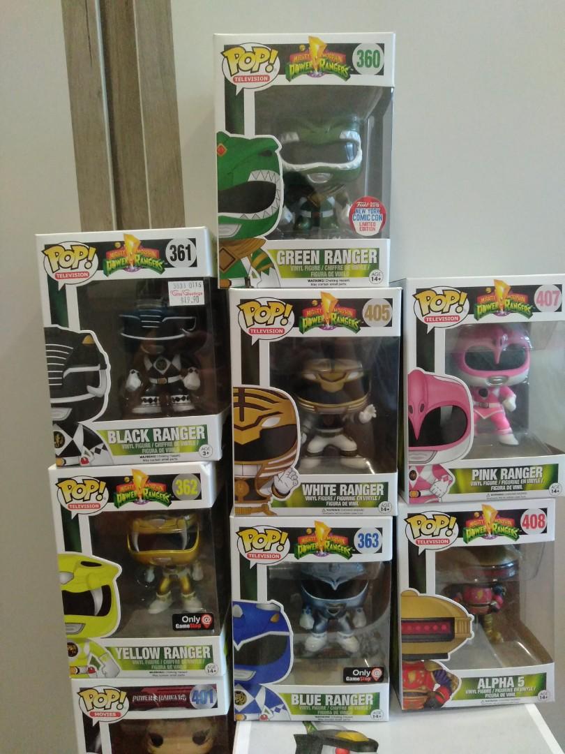 Funko power rangers set, Hobbies & Toys, Toys & Games on Carousell