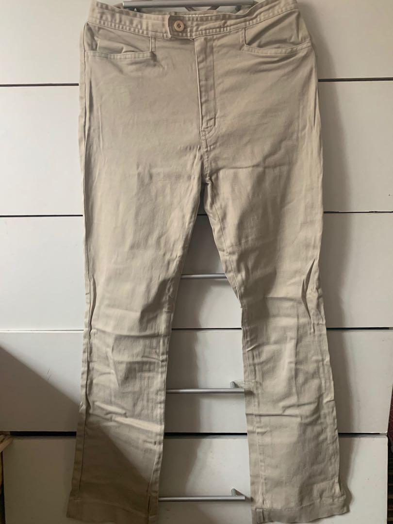 Giordano Nude Slacks Khakis Women S Fashion Clothes Bottoms On