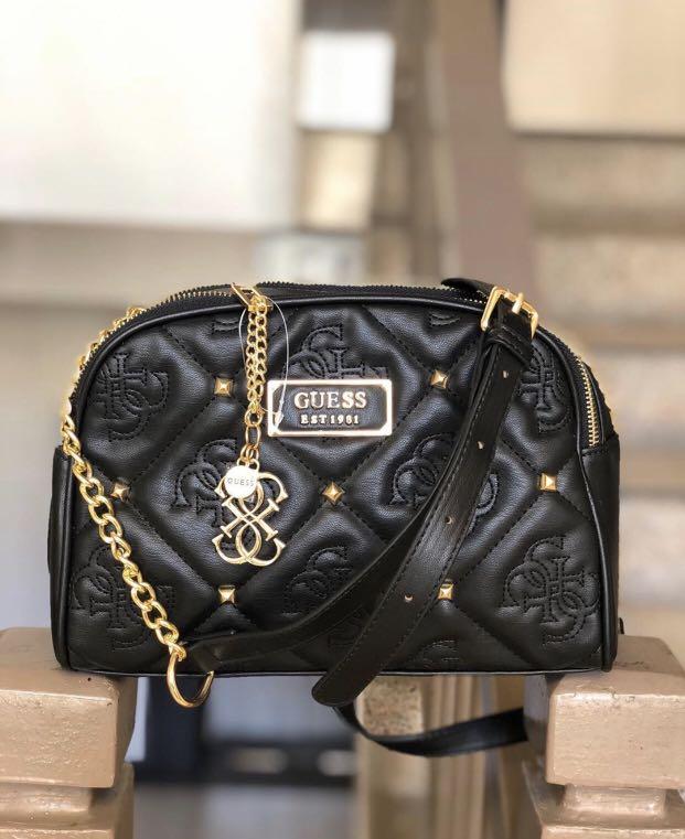 guess double zip sling bag