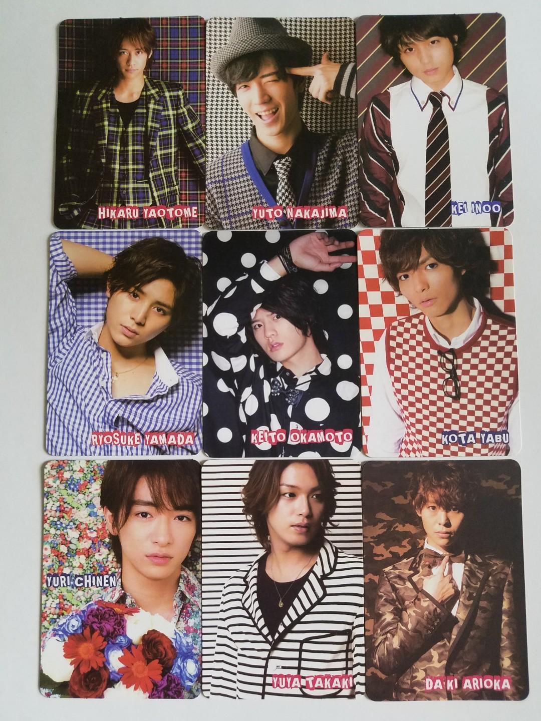 Hey Say Jump Yes卡一套9張拼圖poster 山田涼介知念侑李岡本貴人高木雄也藪宏太有岡大貴八乙女光中島裕翔伊野尾慧yes Card 日本明星 Hey Say Jump Yes卡一套9張拼圖poster 山田涼介知念侑李岡本貴人高木雄也藪宏太有岡大貴八乙女光中島裕翔伊野尾慧yes Card 日本明星