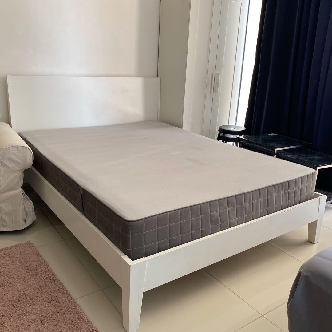 Ikea Bed with Mattress Katil dan Tilam, Furniture & Home Living