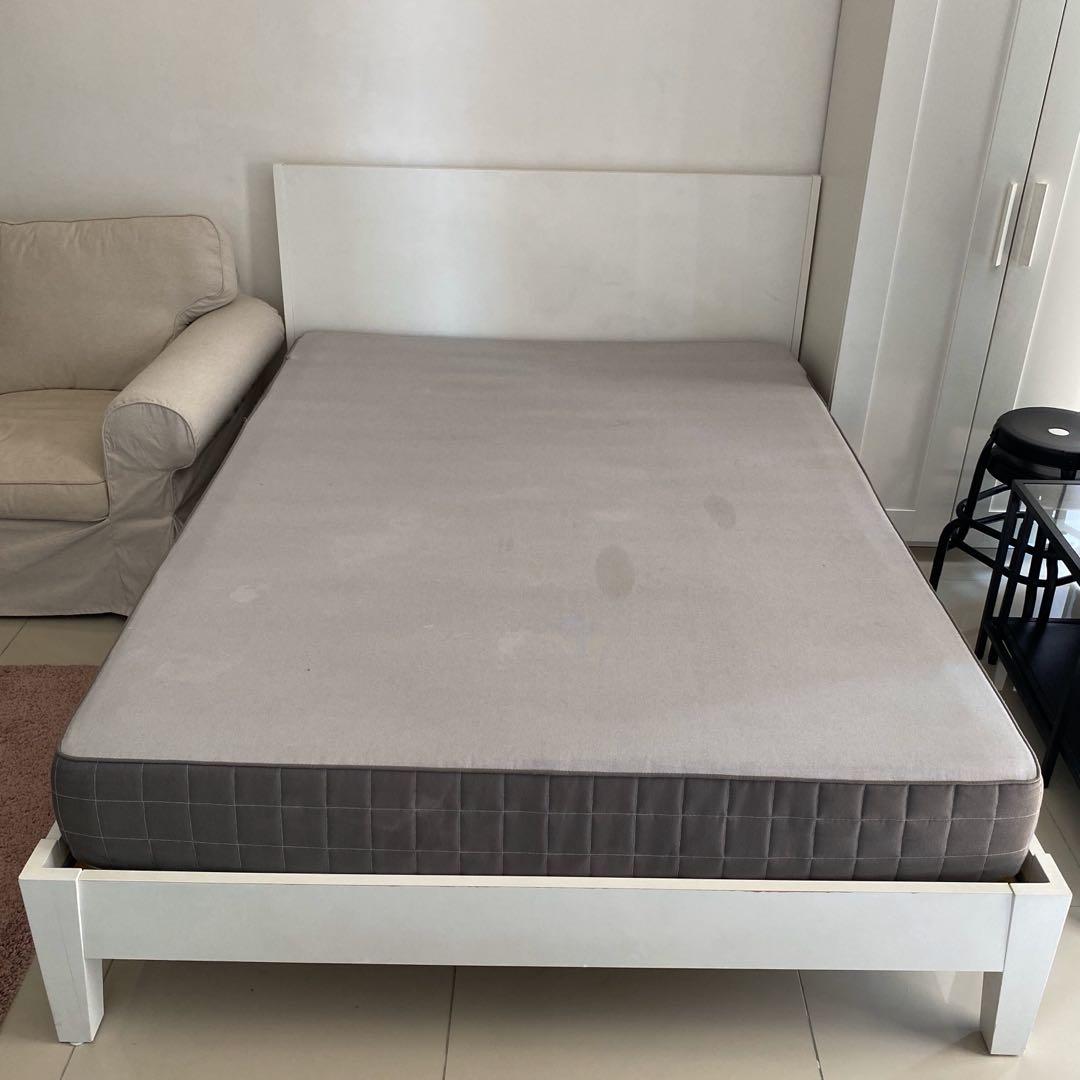 Ikea Bed with Mattress Katil dan Tilam, Furniture & Home Living