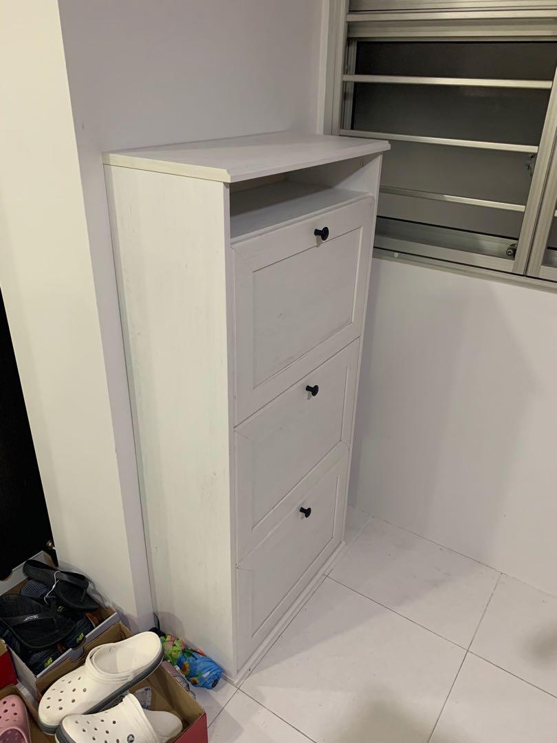 ikea stall shoe cabinet wall mount on Ikea Brusali Shoe Cabinet Furniture Home Living Furniture Shelves Cabinets Racks On Carousell