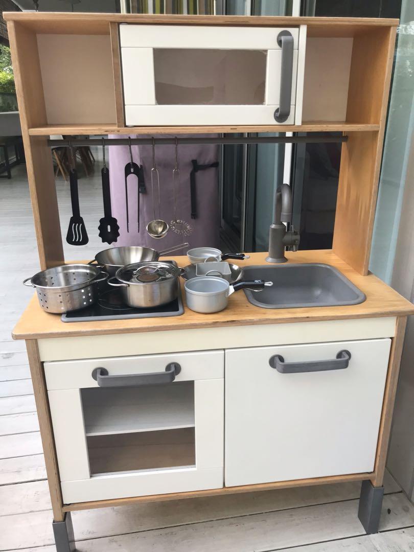 Ikea Kids Kitchen With Utensils Cookware, Babies & Kids, Baby Nursery