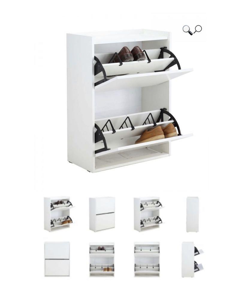 binair rijm Zeeslak Ikea Koge 2 shoes compartment, Furniture & Home Living, Home Improvement &  Organization, Storage Boxes & Baskets on Carousell