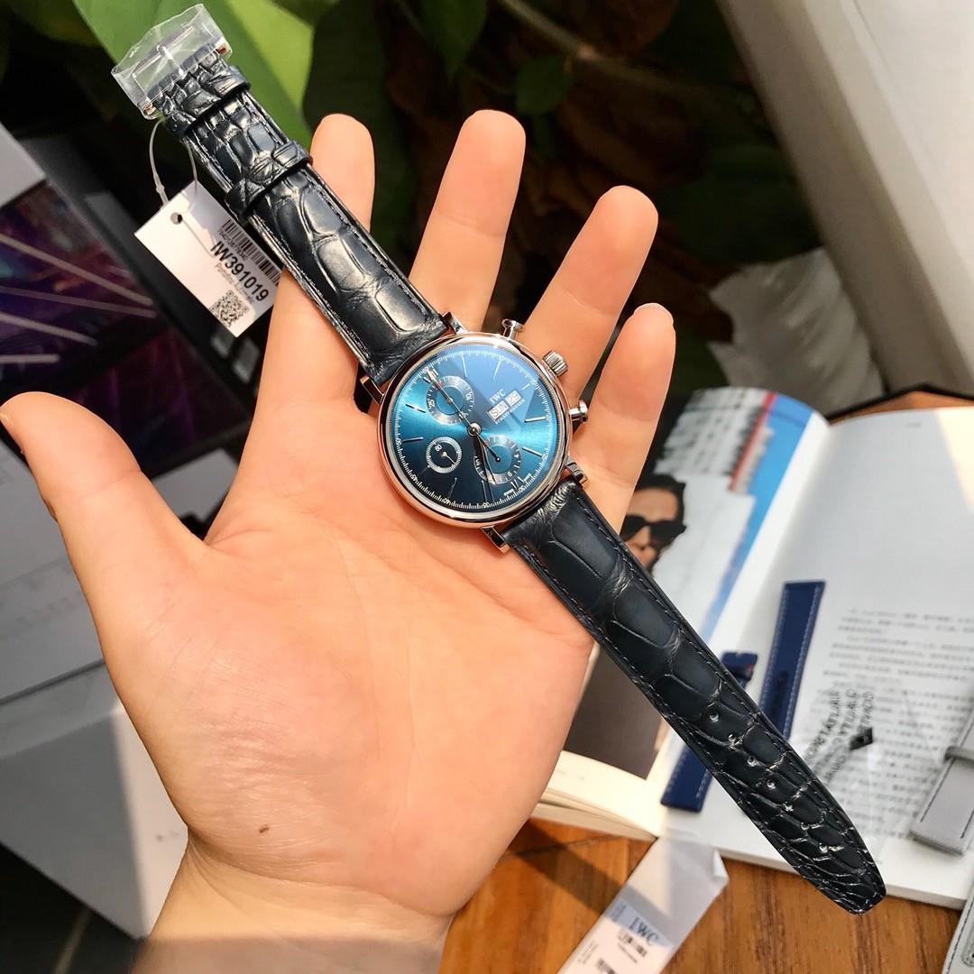 IWC Portofino Chronograph Laureus Limited Edition Blue Dial