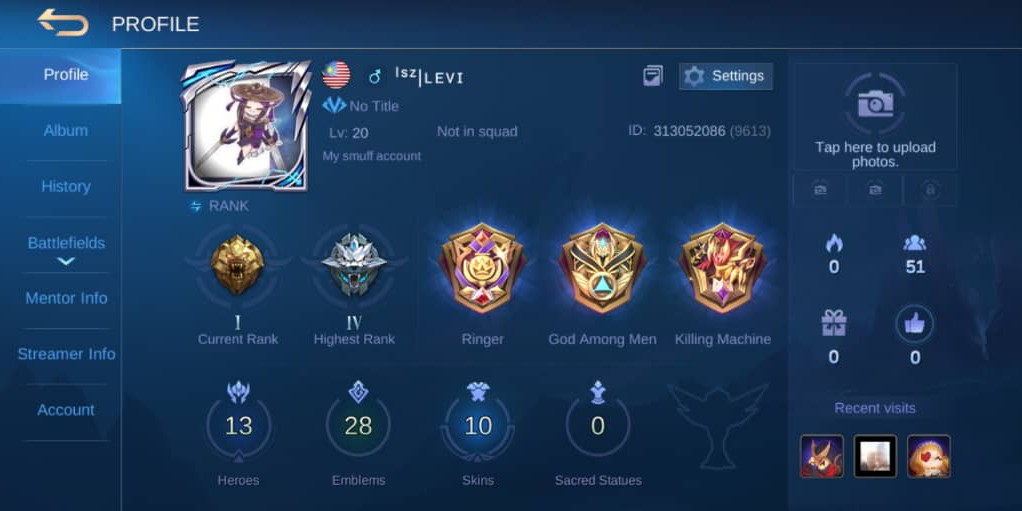 Jual Akaun Ml Murah Video Gaming Video Games On Carousell Jual diamond dan gift skin mobile legend termurah dan terpercaya di indonesia. jual akaun ml murah