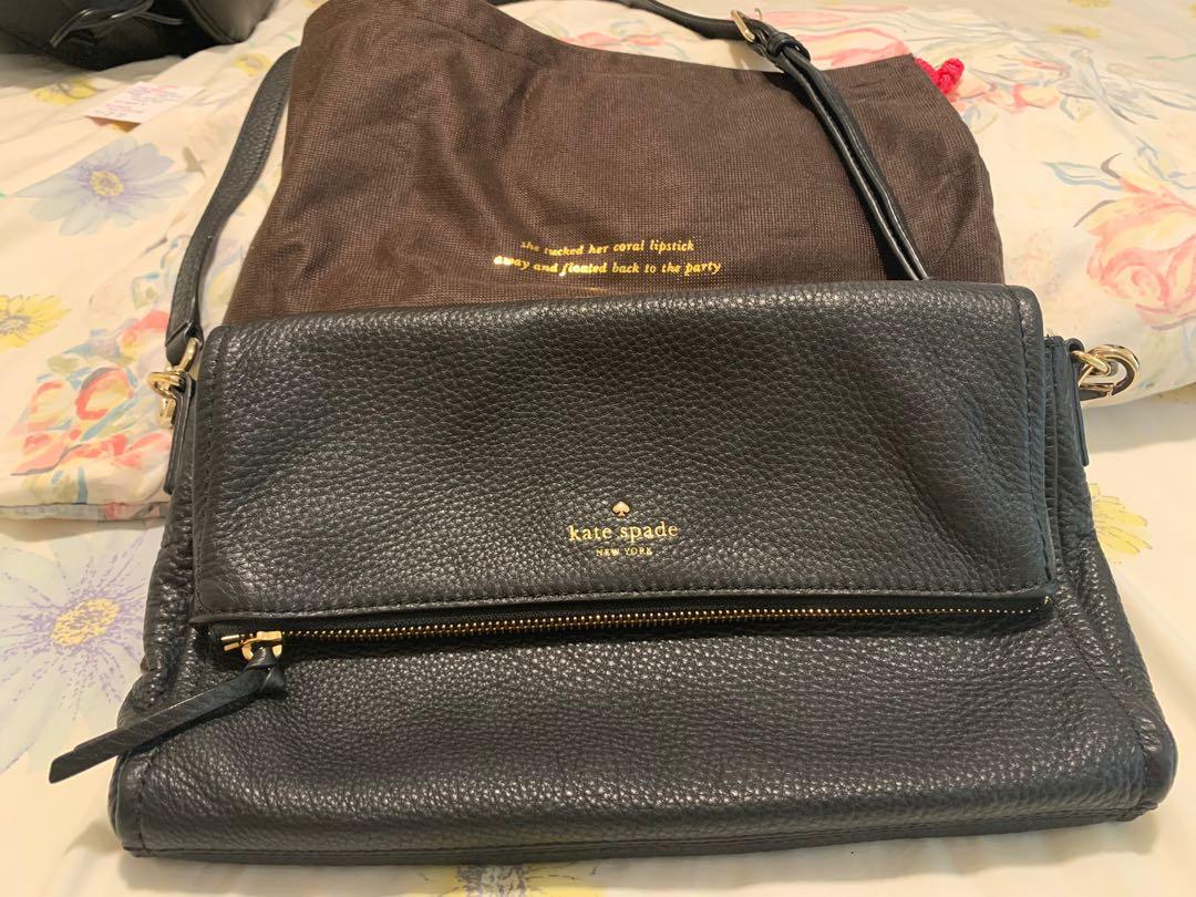 Kate Spade Body Bag (Category: Luxury Bags & Wallets) located in Mandaluyong City. Submitted by melabells (Listing ID 273675841, Image 1). Description: Original with Dustbag and paperbag Brand: Kate Spade.