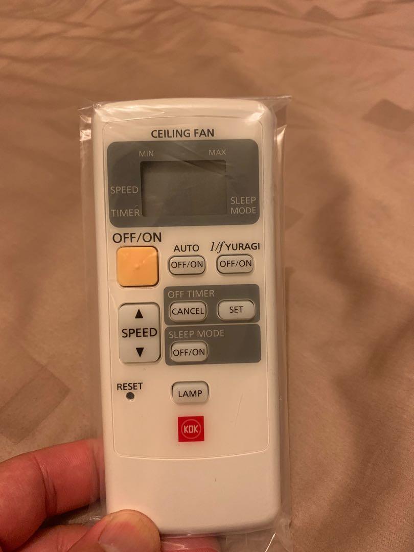 Kdk Ceiling Fan Remote K14z9 For V56wk And K15z9 For V60wk