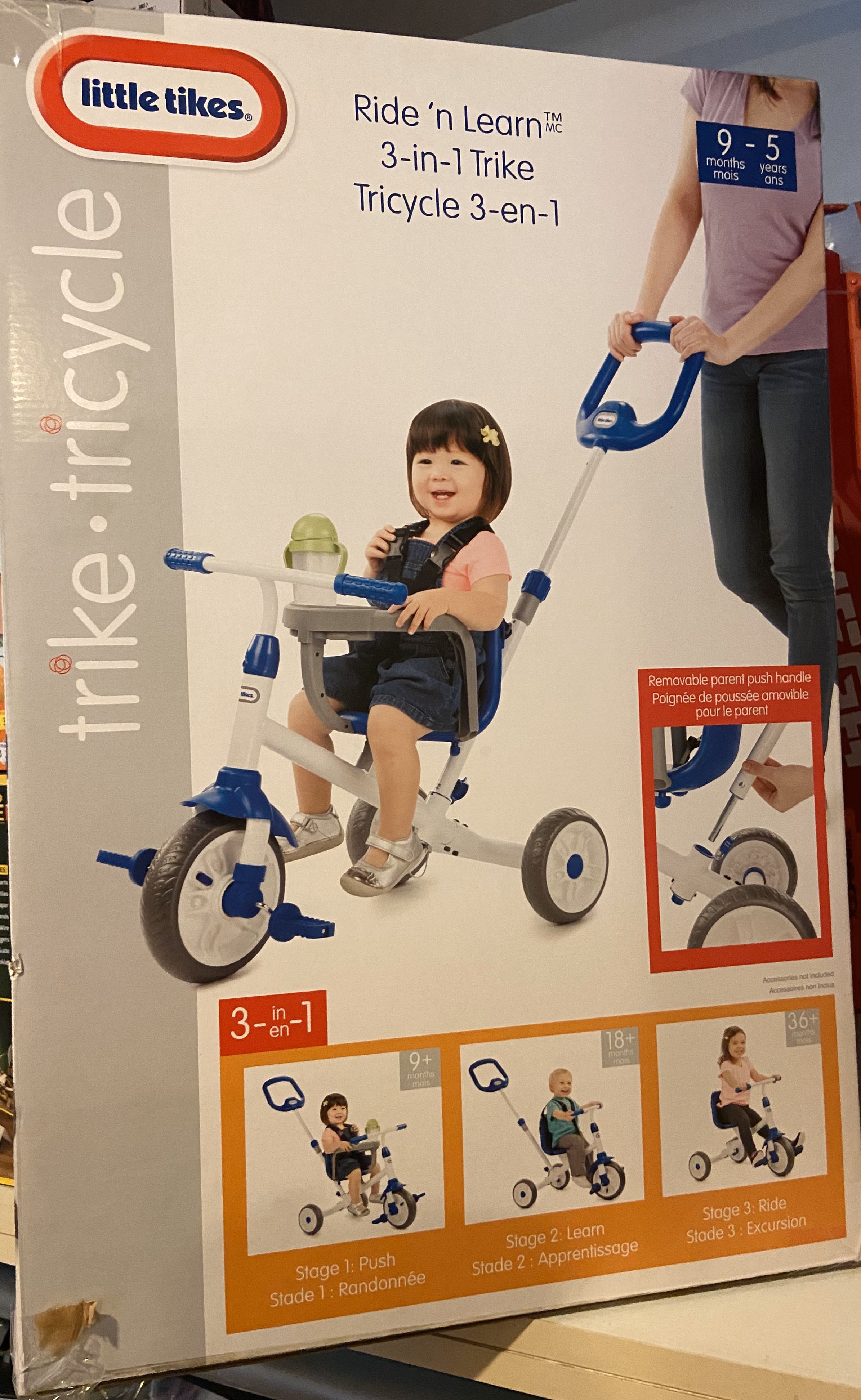 tricycle little tikes 3 en 1