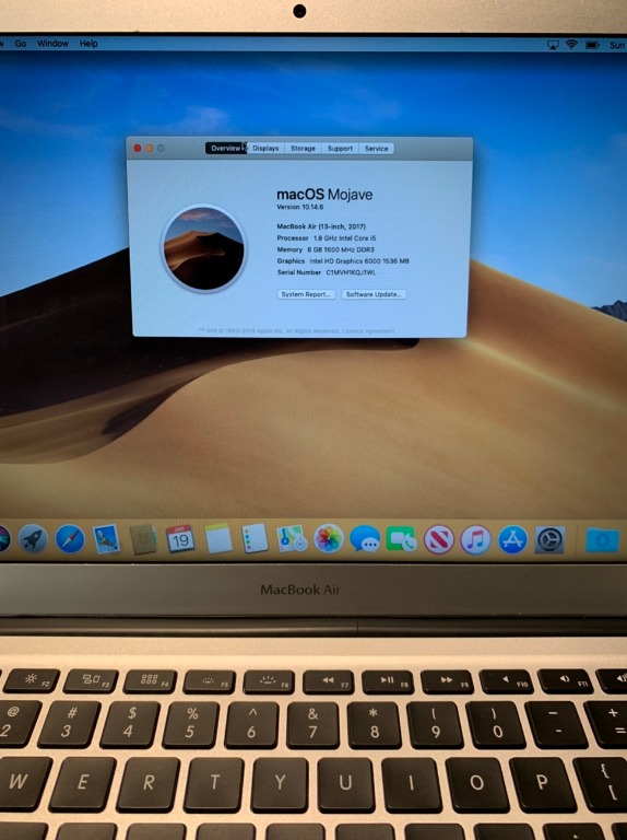 macbook air 2017 silver