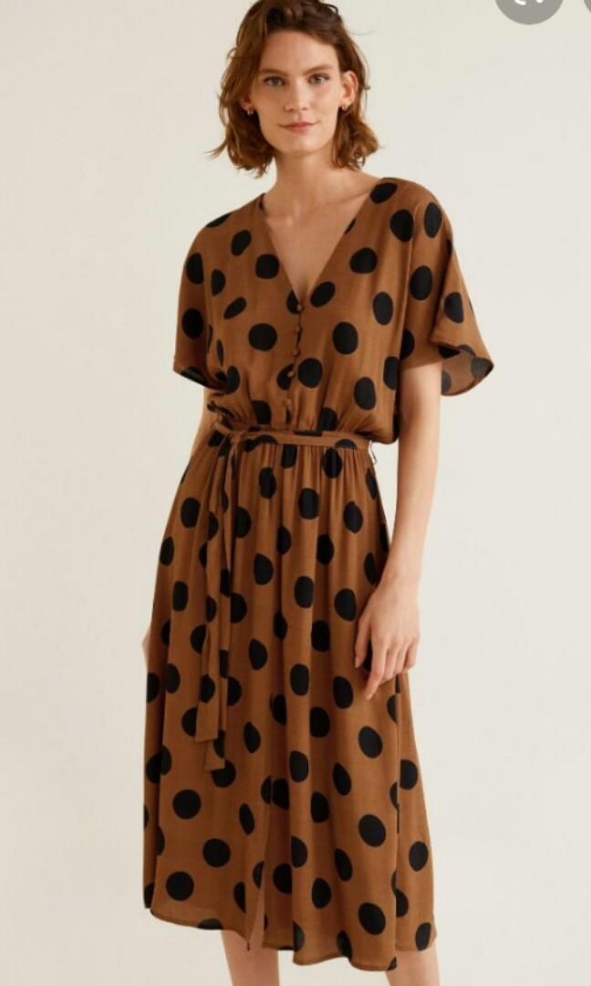 Mango spot dress cheap