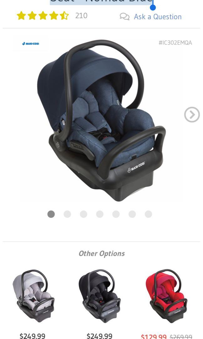 100 New Maxi Cosi Mico Max 30 Infant Car Seat Nomad Blue