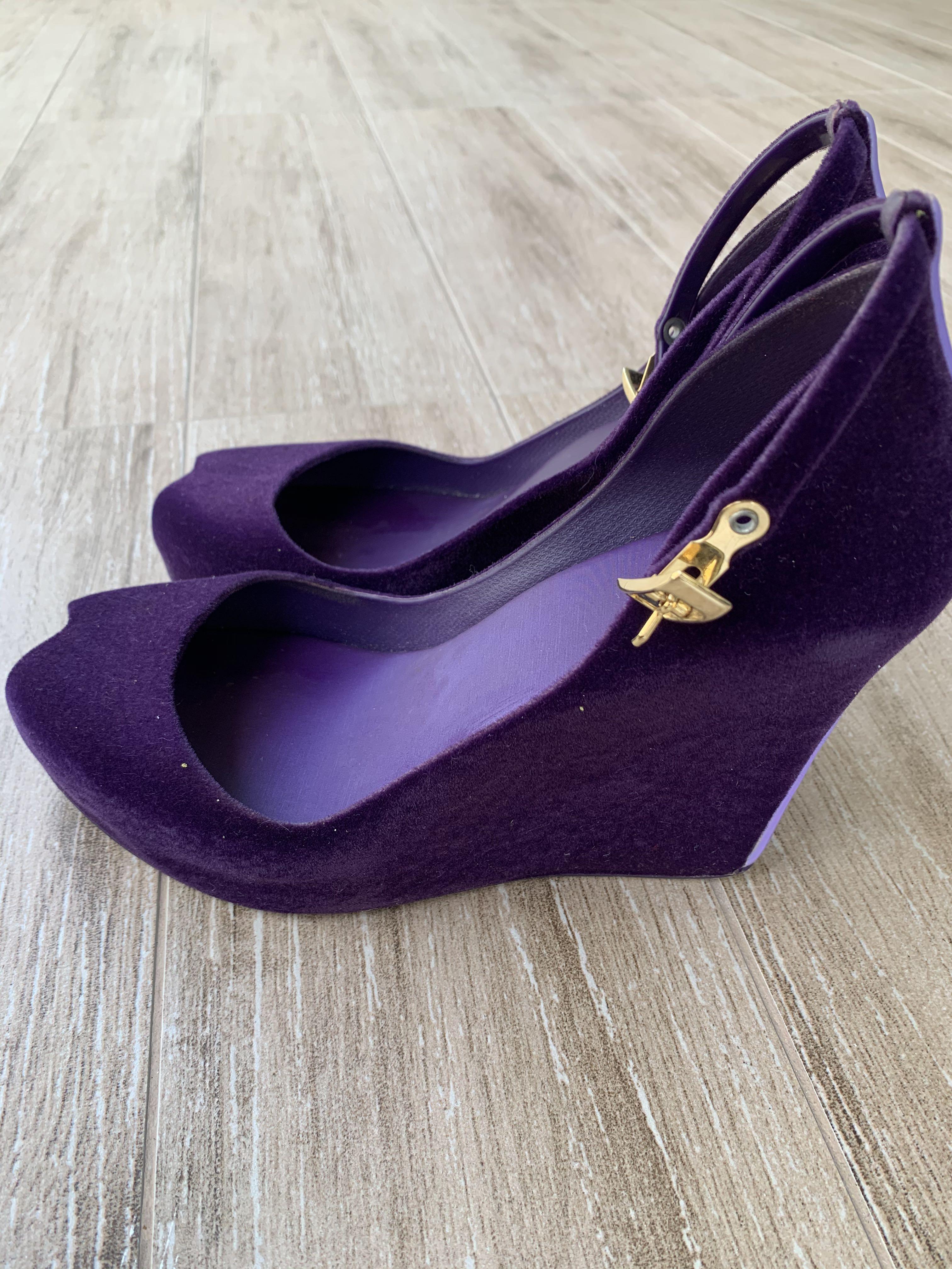 Melissa Shoes Purple Wedges