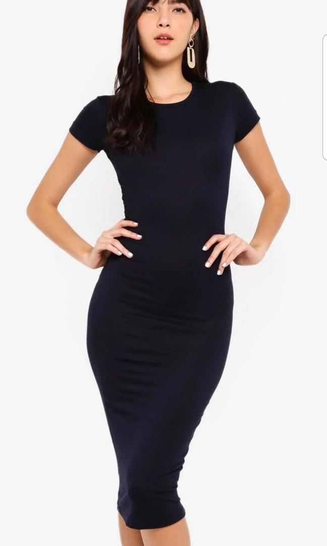 Basic bodycon midi dress