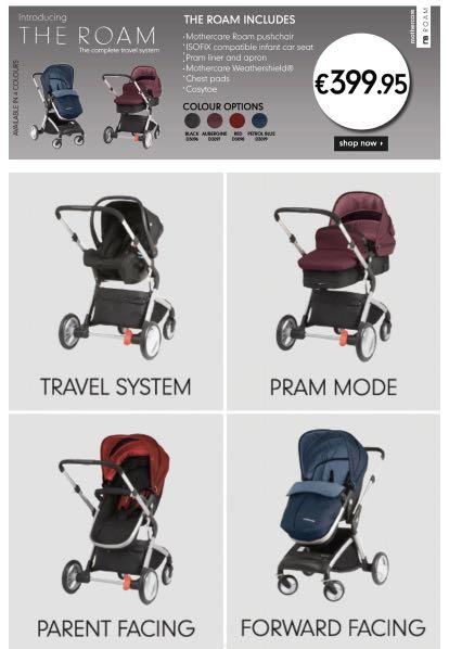 Mothercare roam online pram liner