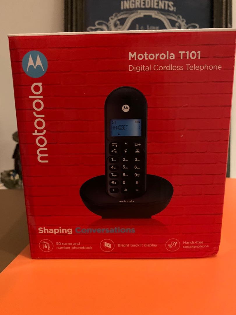 Motorola Digital Cordless Telephone T101, Mobile Phones & Gadgets