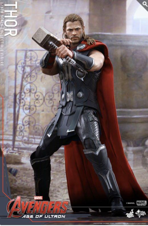 Movie Masterpiece Series Mms306 Avengers Age Of Ultron Thor Hot Toys Hobbies Toys Toys Games On Carousell