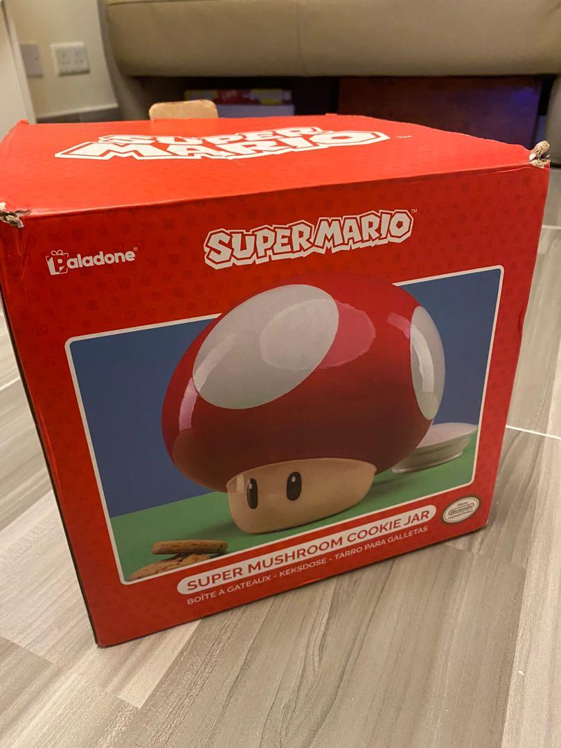 （new) Super Mario cookie jar 蘑菇, 興趣及遊戲, 手作＆自家設計, 文具及工藝 節日佈置及裝飾