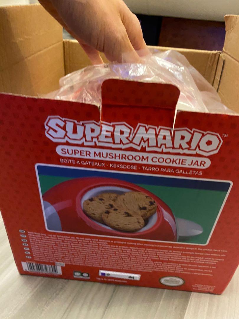 （new) Super Mario cookie jar 蘑菇, 興趣及遊戲, 手作＆自家設計, 文具及工藝 節日佈置及裝飾