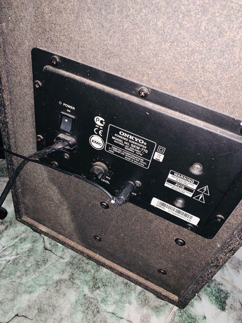 Onkyo skw shop 770 subwoofer