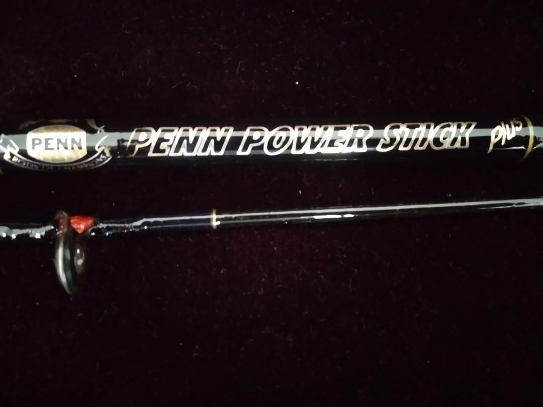 PENN POWER STICK PLUS Fishing Rod, Sports Equipment, Fishing on Carousell