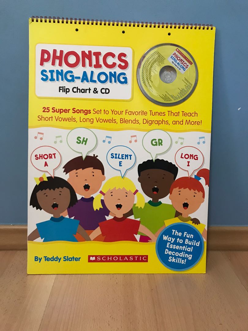 new-phonics-sing-along-flip-chart-cd-scholastic-hobbies-toys-books-magazines-children