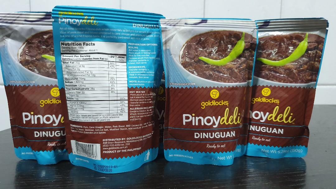Pinoy Pasalubong Filipino Goods Goldilocks Purefoods Ligo, Food