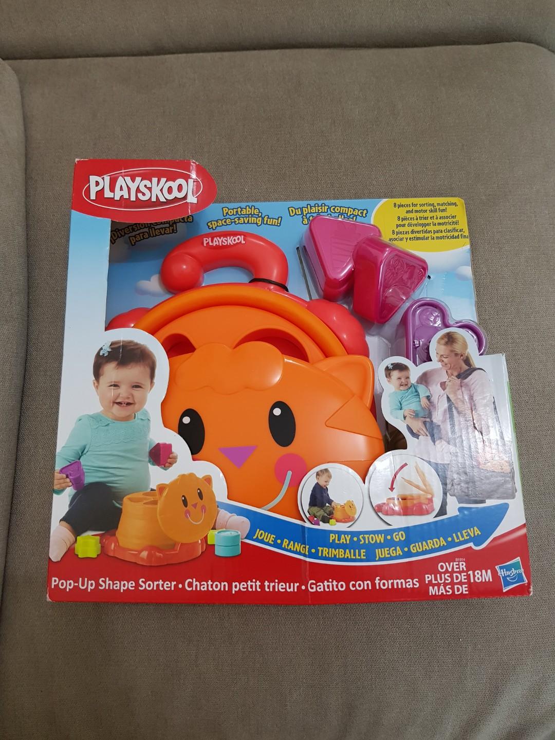 Playskool Pop-Up Shape Sorter (Category: Infant Playtime) located in Manila. Submitted by snowflakes.specials (Listing ID 273661746, Image 1). Description: 2 available.
