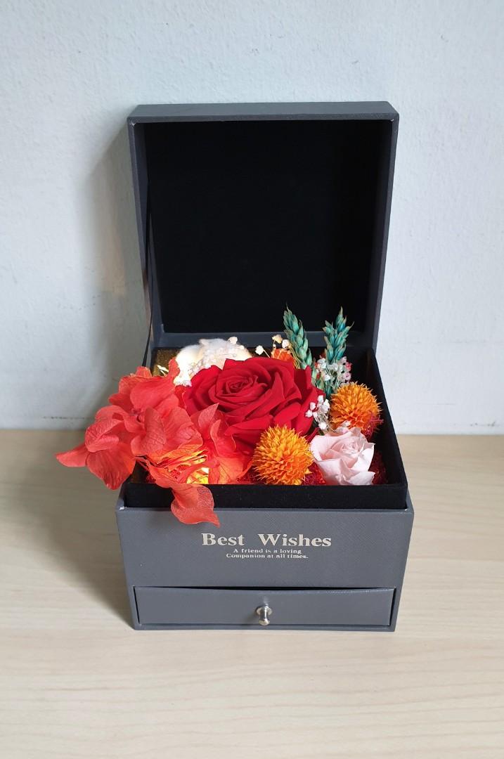 Preserved Flower Gift Boxes, Hobbies & Toys, Stationery & Craft