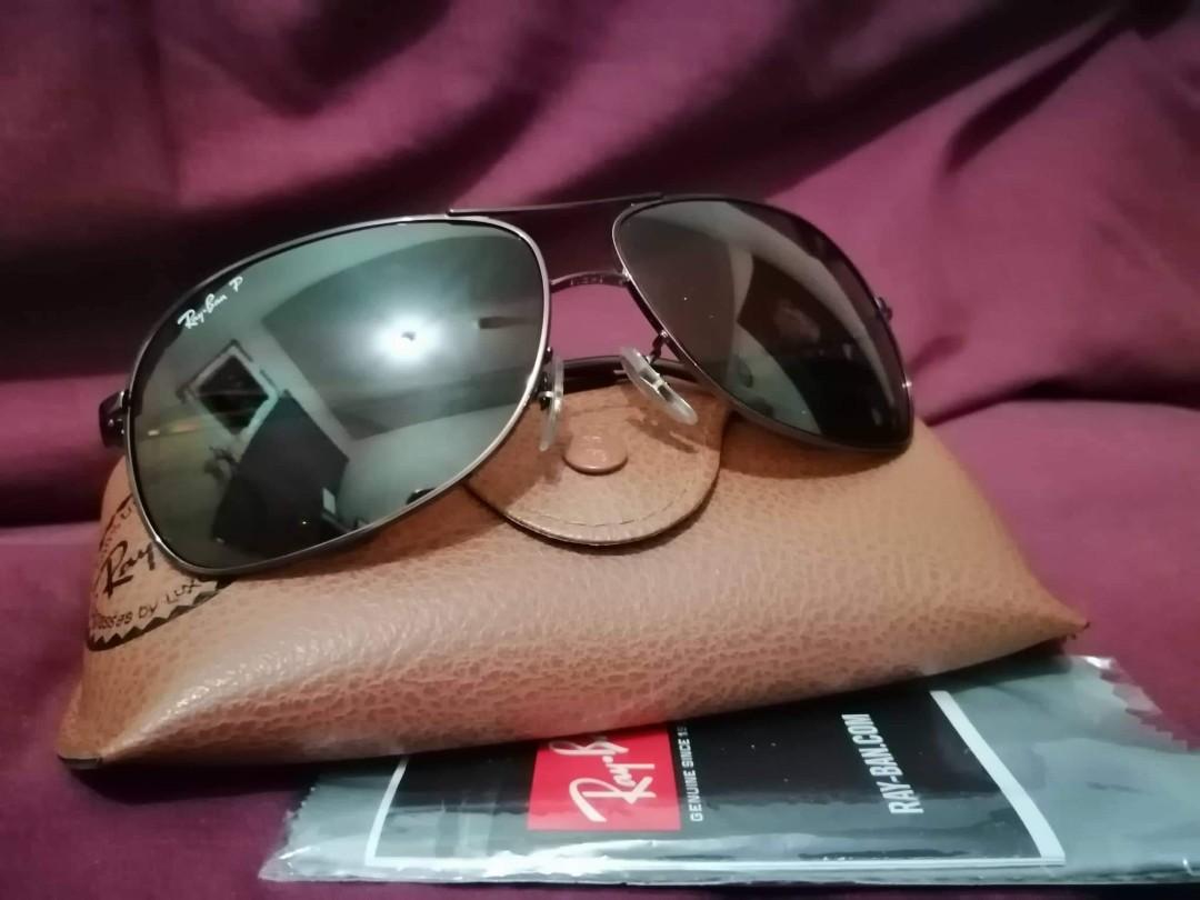Ray Ban Aviator RB 3267 014/83, Women's Fashion, Watches & Accessories,  Sunglasses & Eyewear on Carousell