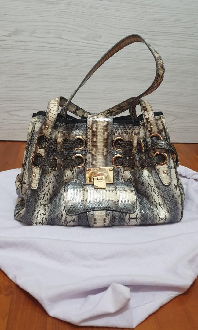 Python skin jimmy choo bag new arrivals
