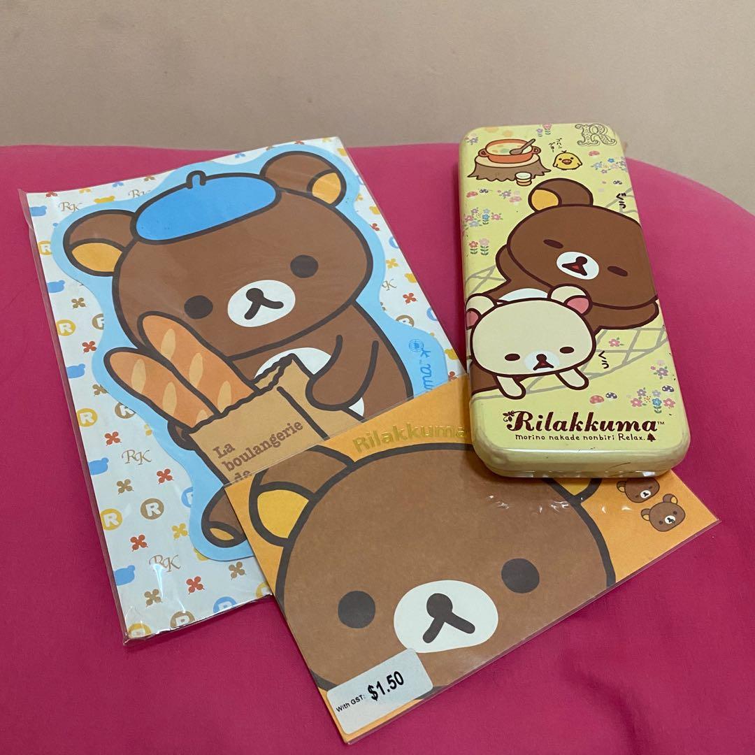 Rilakkuma stationery set, Hobbies &amp; Toys, Stationary &amp; Craft, Other ...