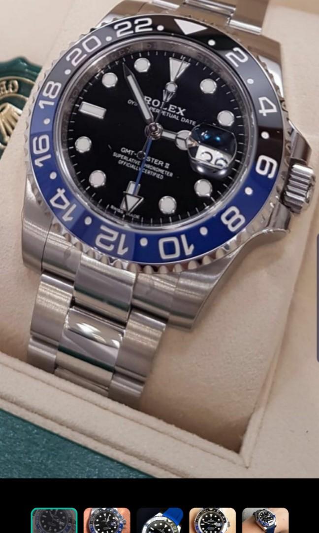 Rolex Gmt Master Batman Luxury Watches On Carousell
