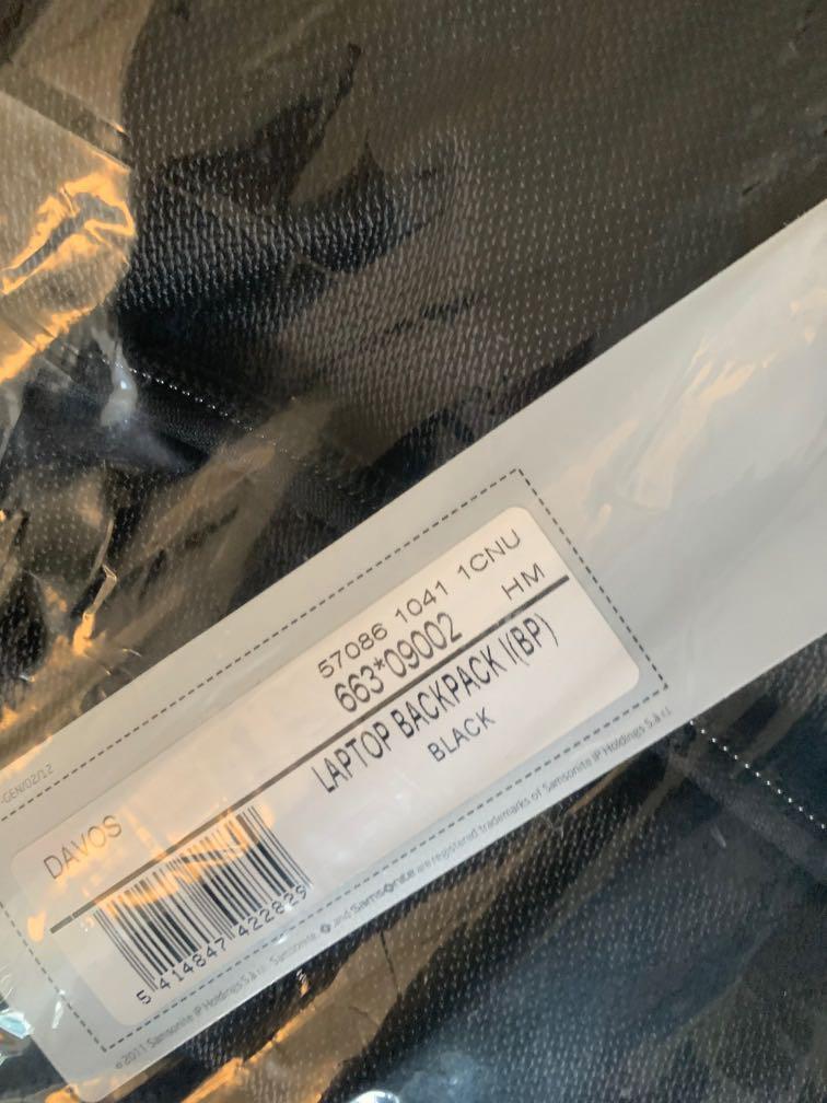 SAMSONITE DAVOS LAPTOP BACKPACK, Men's Fashion, Bags, Backpacks on