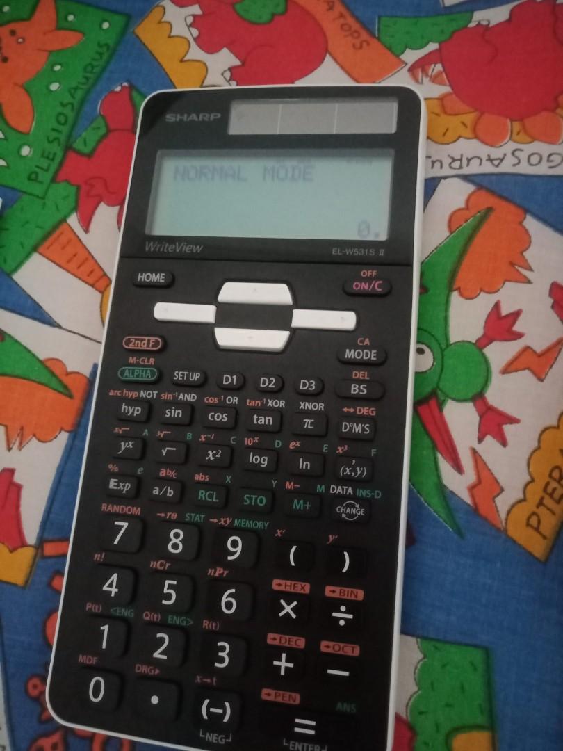Sharp Calculator Model El W531s Electronics Others On Carousell