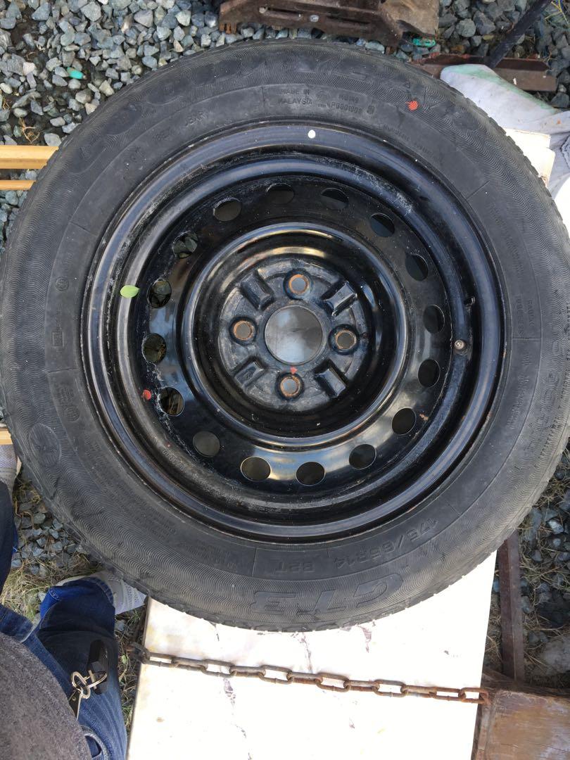 Spare tire, Car Parts & Accessories, Mags and Tires on Carousell