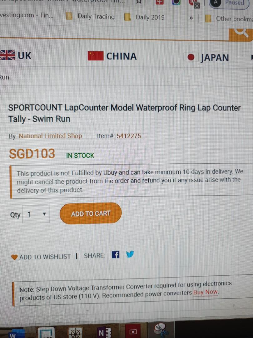 SPORTCOUNT Lapcounter waterproof lap counter tally for swim or run or