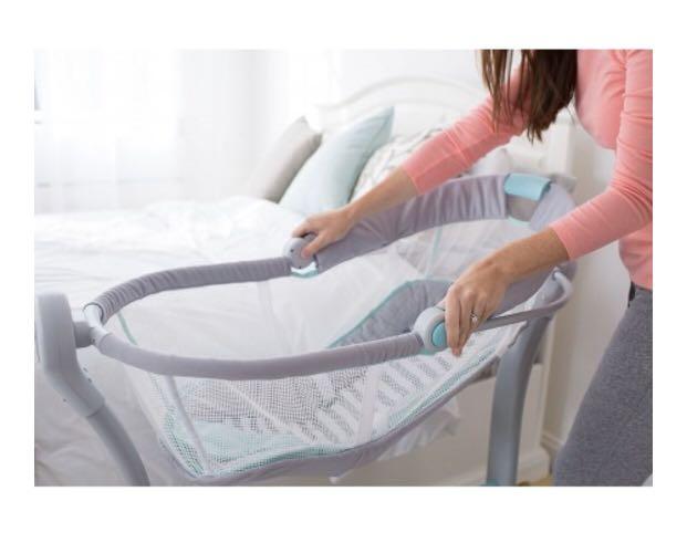 Summer Infant SwaddleMe By Your Bed Sleeper Baby Bassinet Item only abt 1 months old Babies Kids Baby Nursery Kids Furniture Cots Cribs on Carousell