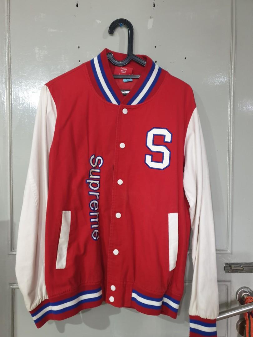 supreme varsity jacket vintage